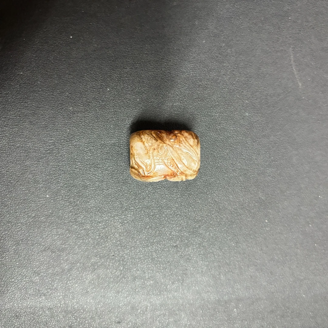 明代和田玉龙纹珠-NX