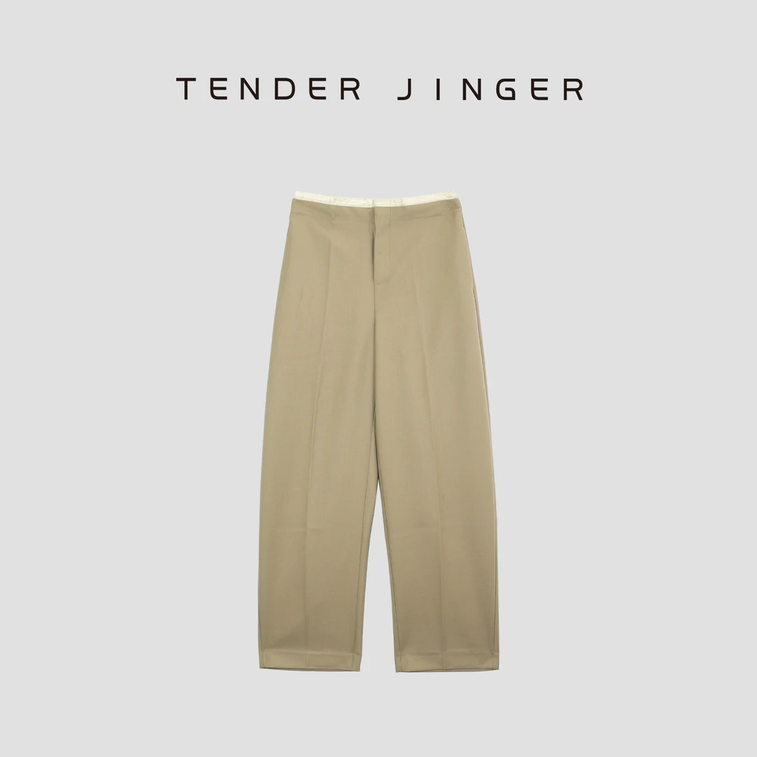 Tender Jinger【活动】显瘦宽松阔腿休闲裤T53YUA30553