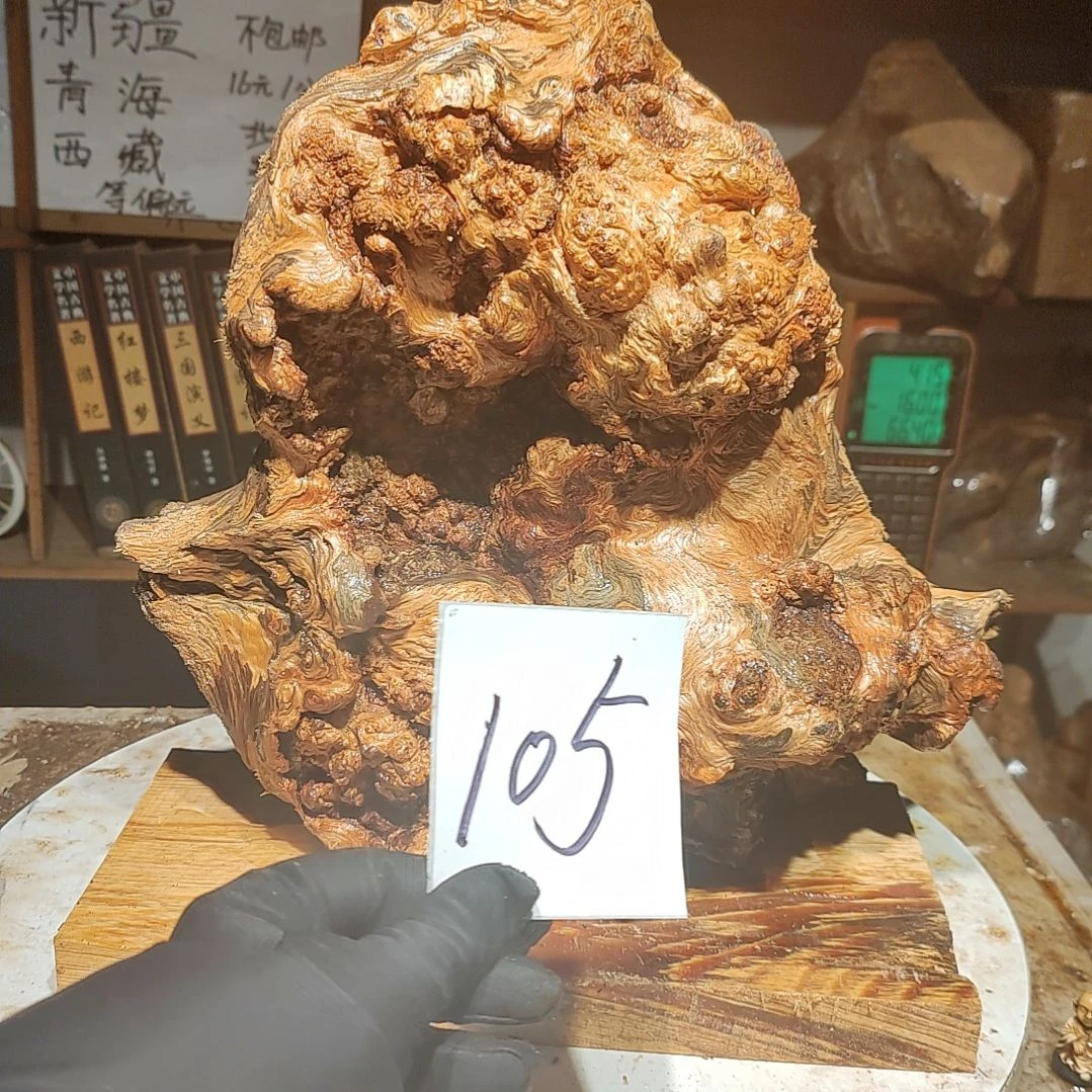 松木开*啊105号北沉香琥珀木天然造型