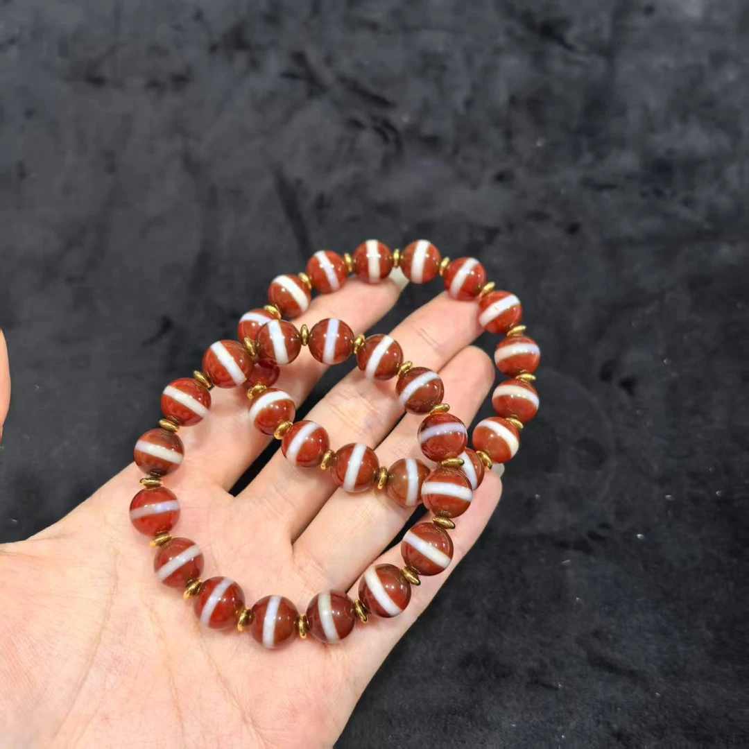 【曹美丽精选】 H92109-玛瑙diy手串（一线）-多样性发其一-10mm