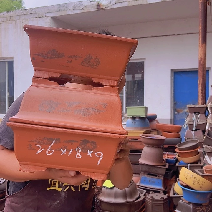 紫砂花盆紫砂花盆