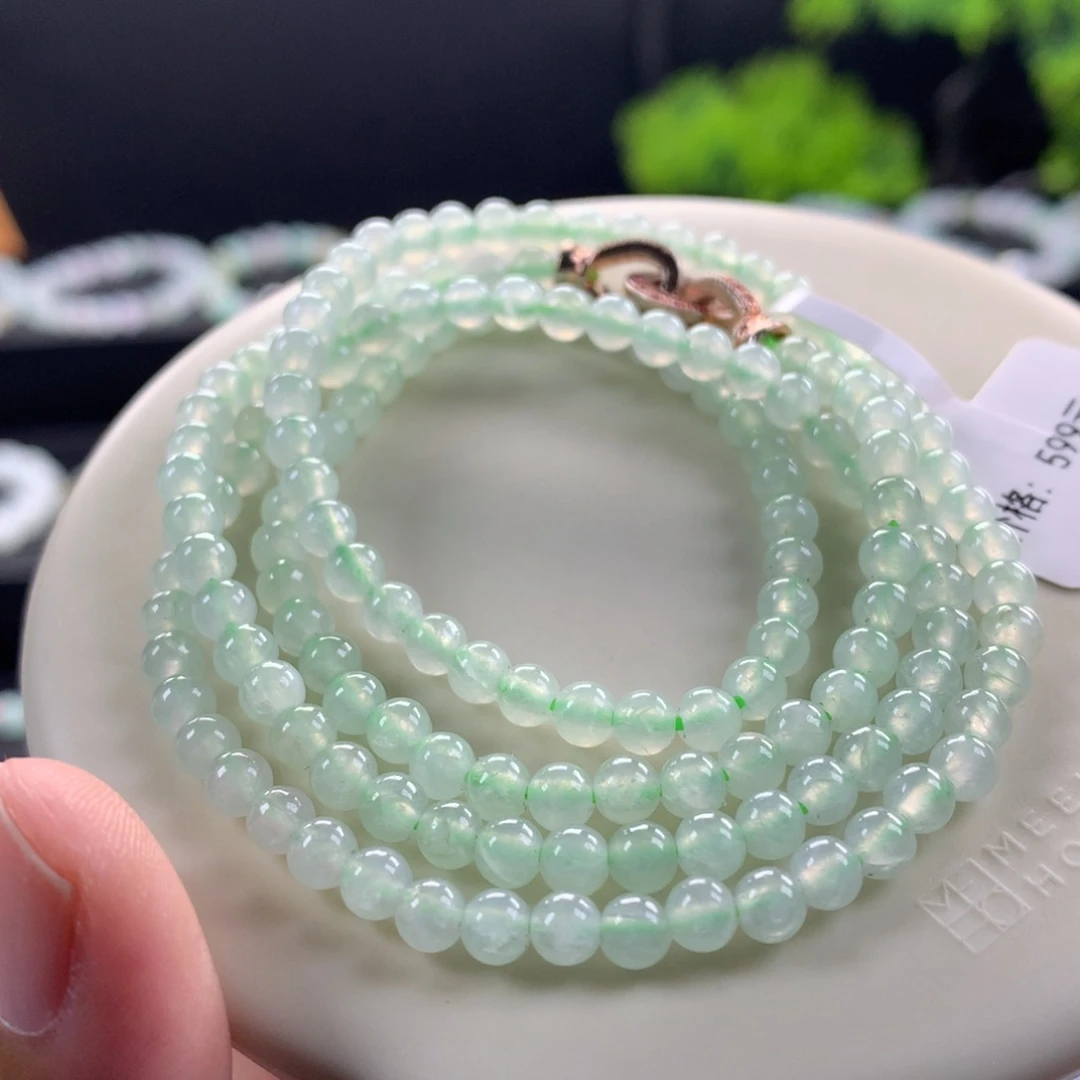 翡翠未镶嵌手链卡4