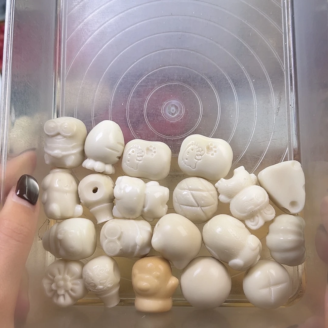 菩提根/象牙果手串瑕疵牙果20颗孤品放漏