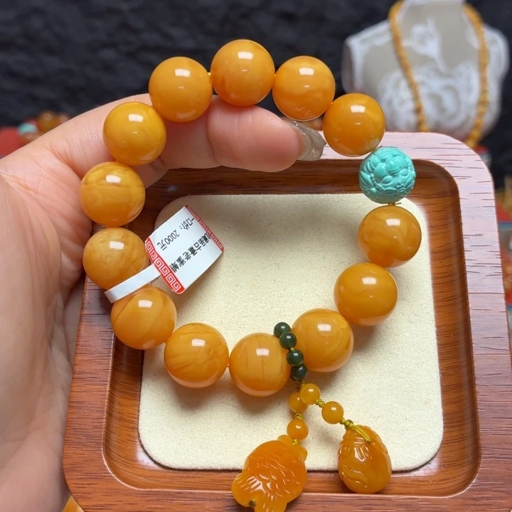 蜜蜡未镶嵌手链手串