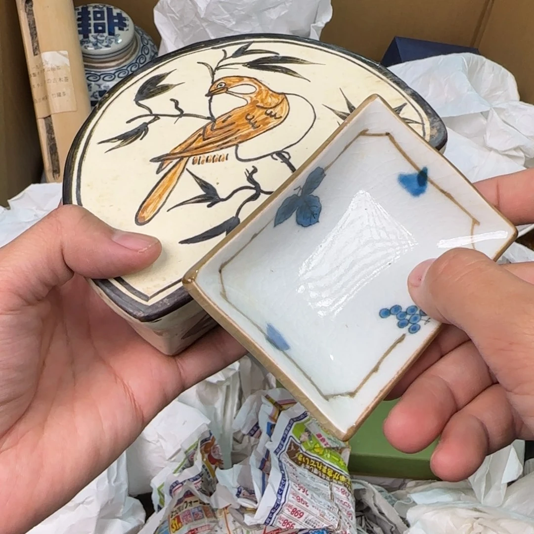 陶瓷孤品单件车里拍的