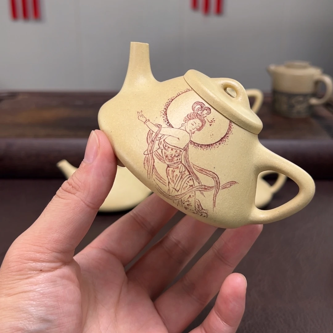 无***悠茶壶紫砂宜兴紫砂壶的制作
