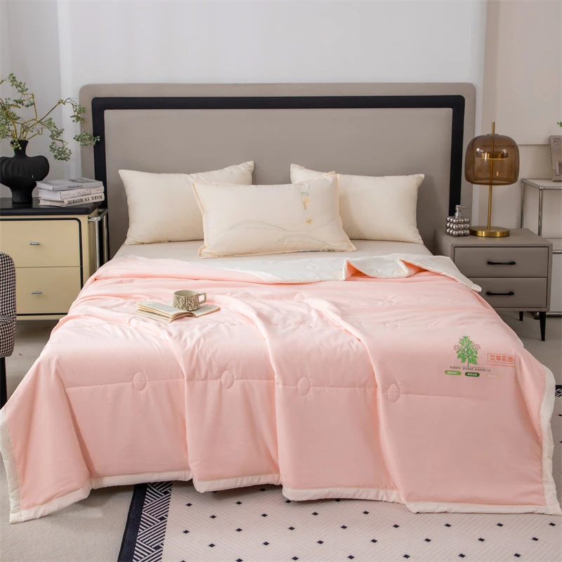 A类亲肤糯糯夏凉被夏季森系轻奢风简约风透气空调被