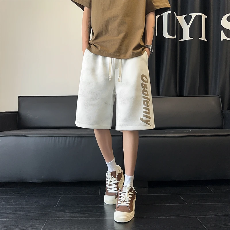 夏季新款五分美式薄款宽松潮流凉感运动短裤速干透气休闲工装短裤