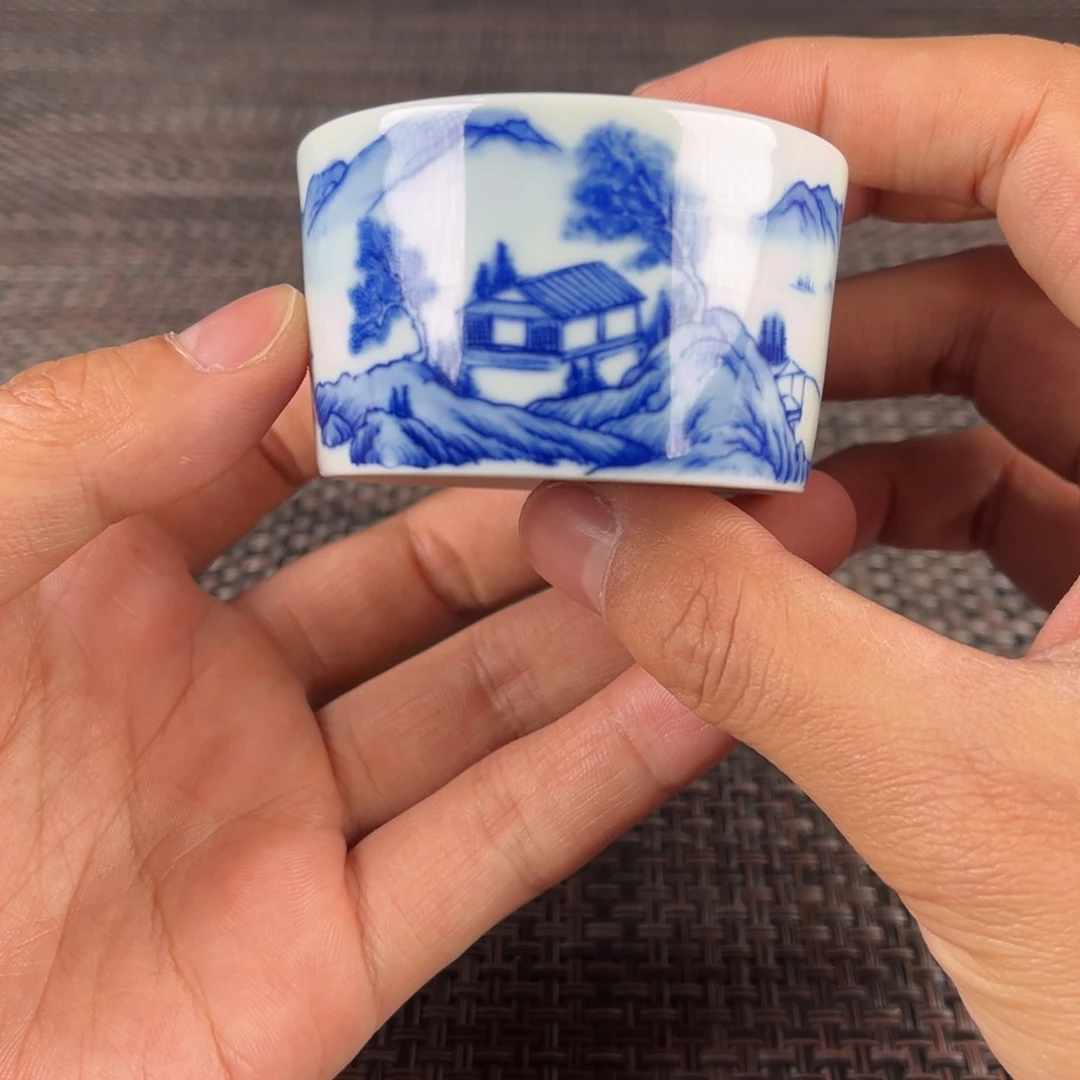 瓷片景德镇陶瓷杯子里