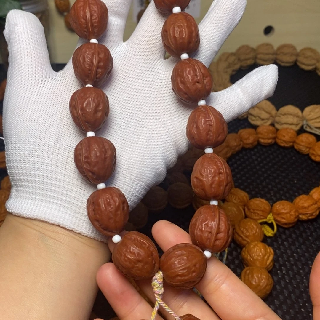 手串文玩核桃边20肚21光头手持