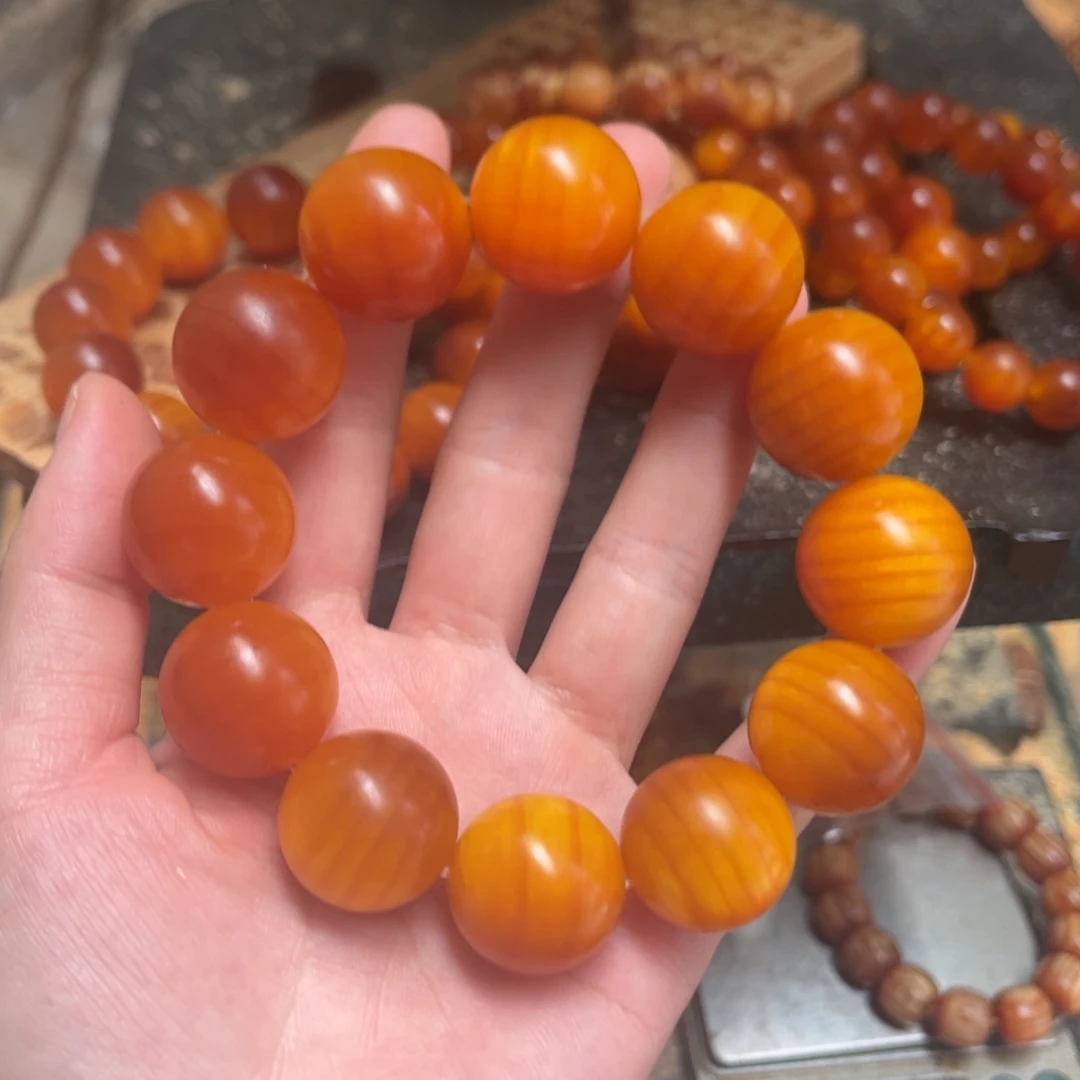 এ***༗松木（琥珀木）手串/手链2.1包浆