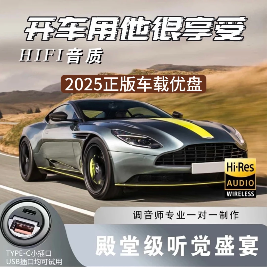 【2025精选】正版车载音乐 流行经典DJ通用车型无损车载优盘