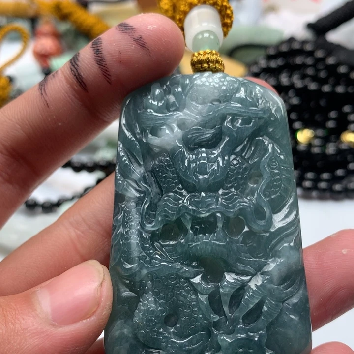 颈饰未镶嵌翡翠保真天然a货翡翠