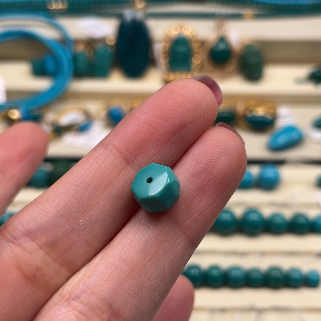 未镶嵌绿松石珠宝奇石浮*