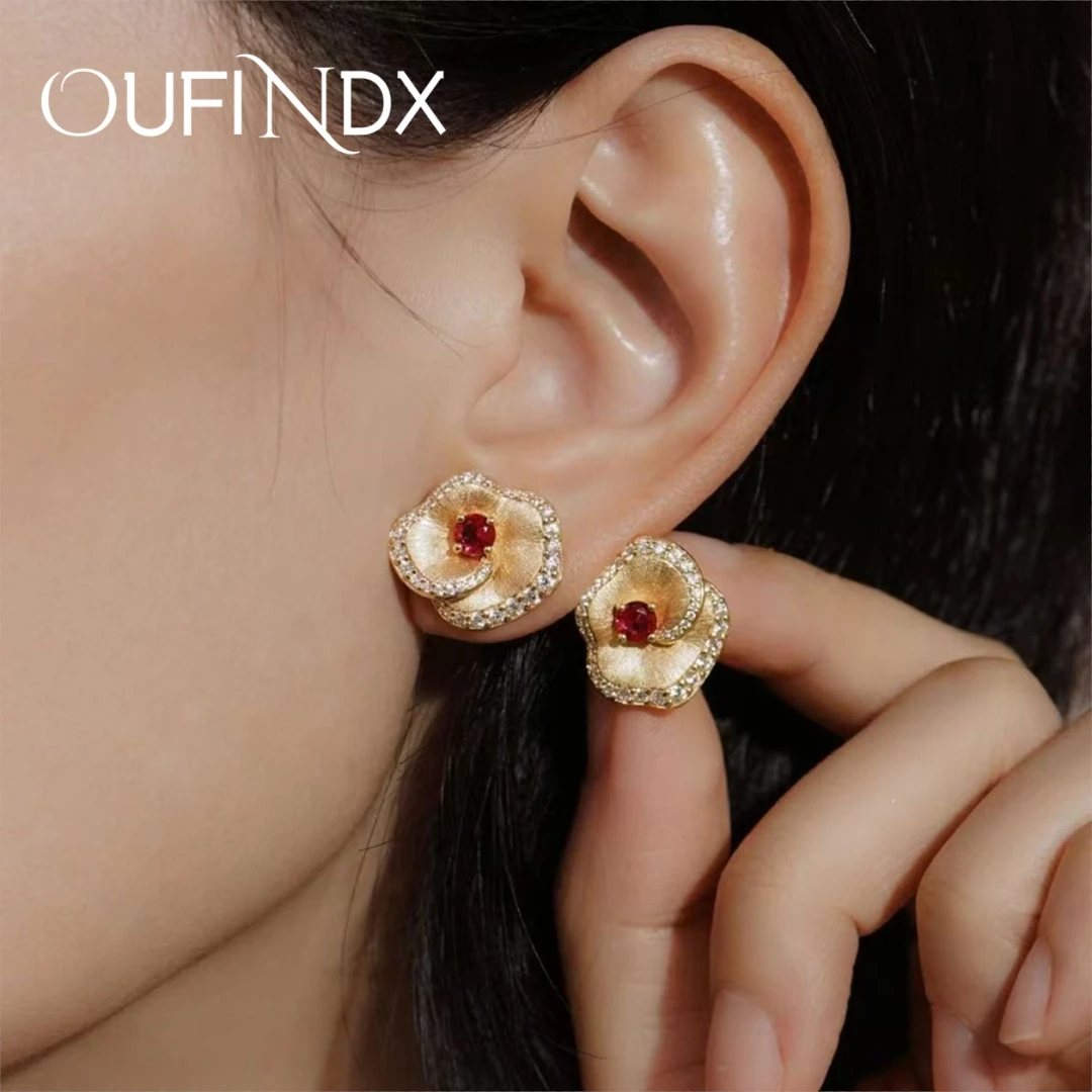 KS925银耳饰 意【手工拉丝】BUQI设计师款耳钉~2345