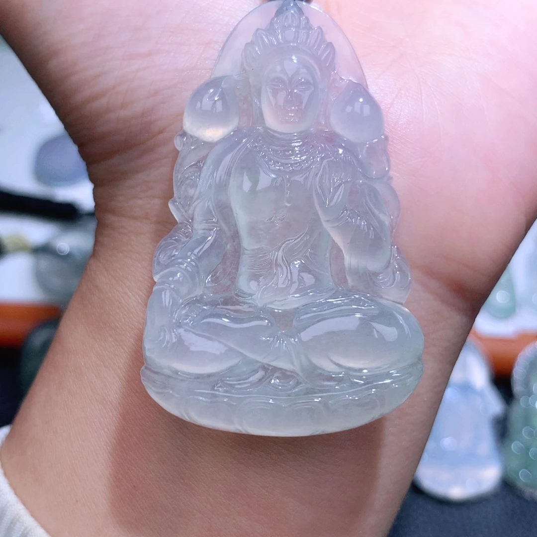 颈饰未镶嵌翡翠渡母