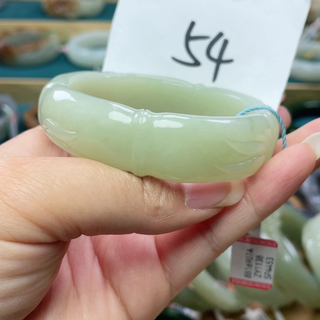 未镶嵌手镯和田玉圈口57