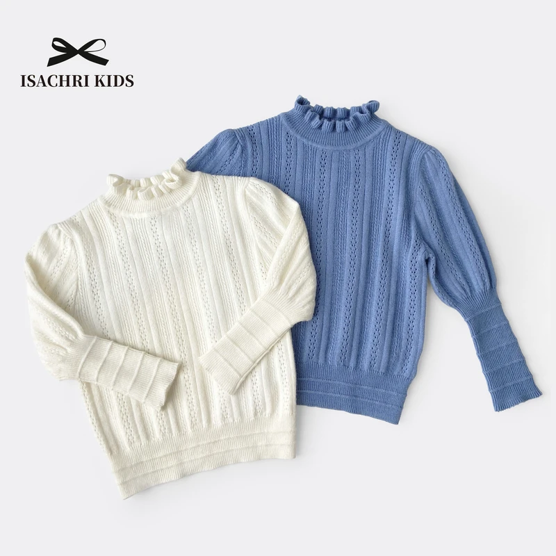 【6.18反季清】2025春季女儿童装毛衣打底衫女宝针织衫IC545