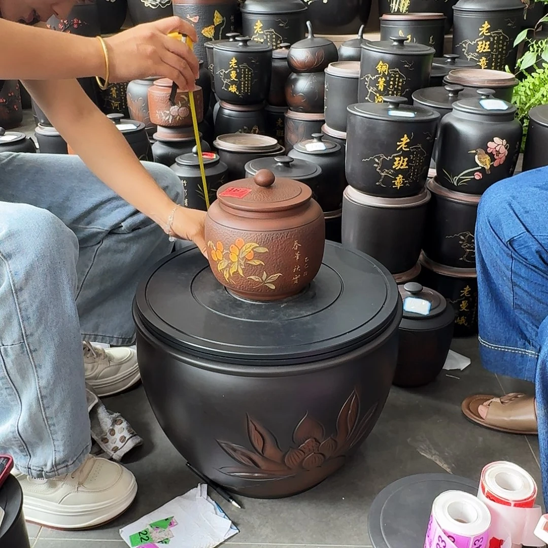 187苹果小罐锤纹彩填300克