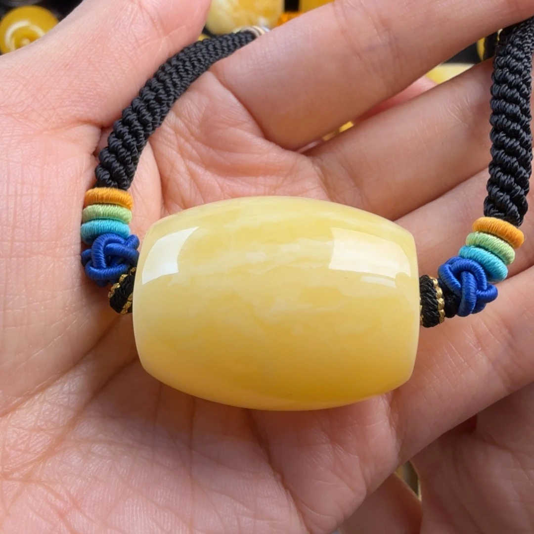 琥珀未镶嵌颈饰纯天然琥珀蜜蜡无优化