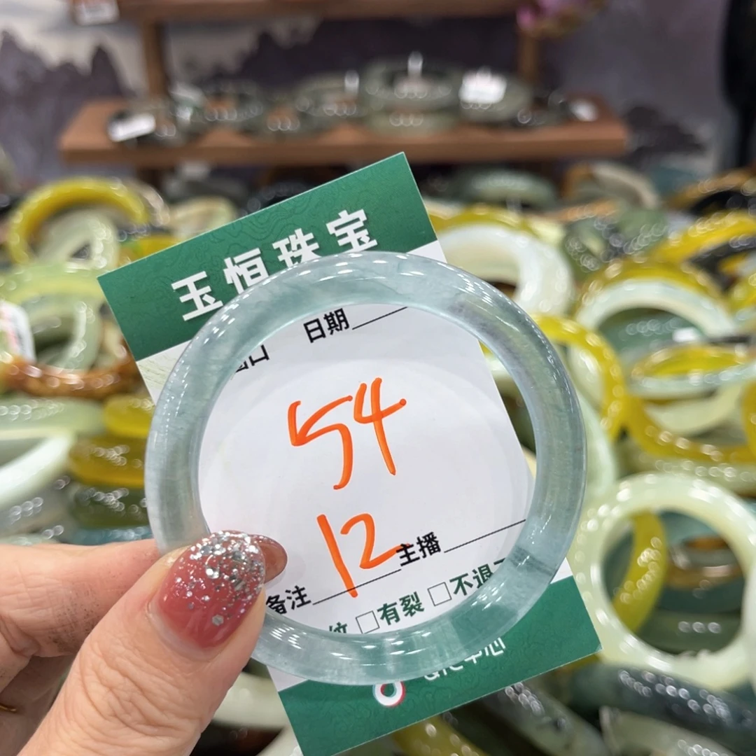 未镶嵌蛇纹石玉手镯手镯
