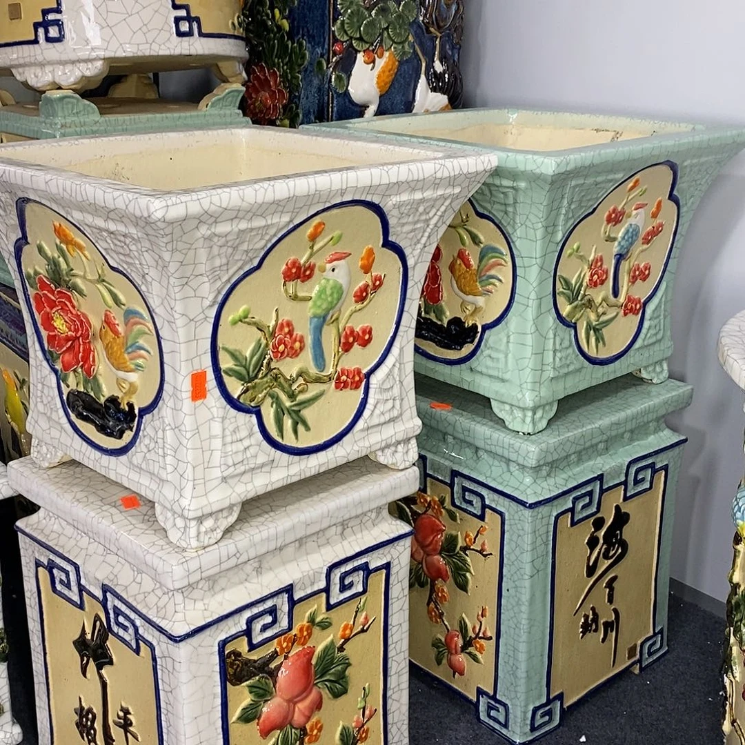 洺***家琉璃手工艺品石湾盆石湾盆石湾盆石湾盆