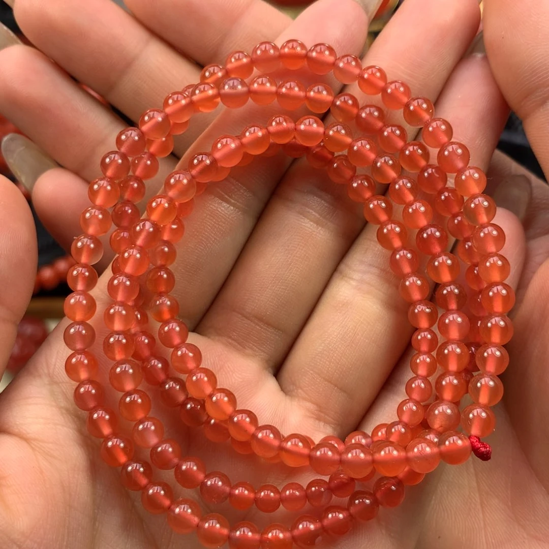 南红玛瑙手串未镶嵌