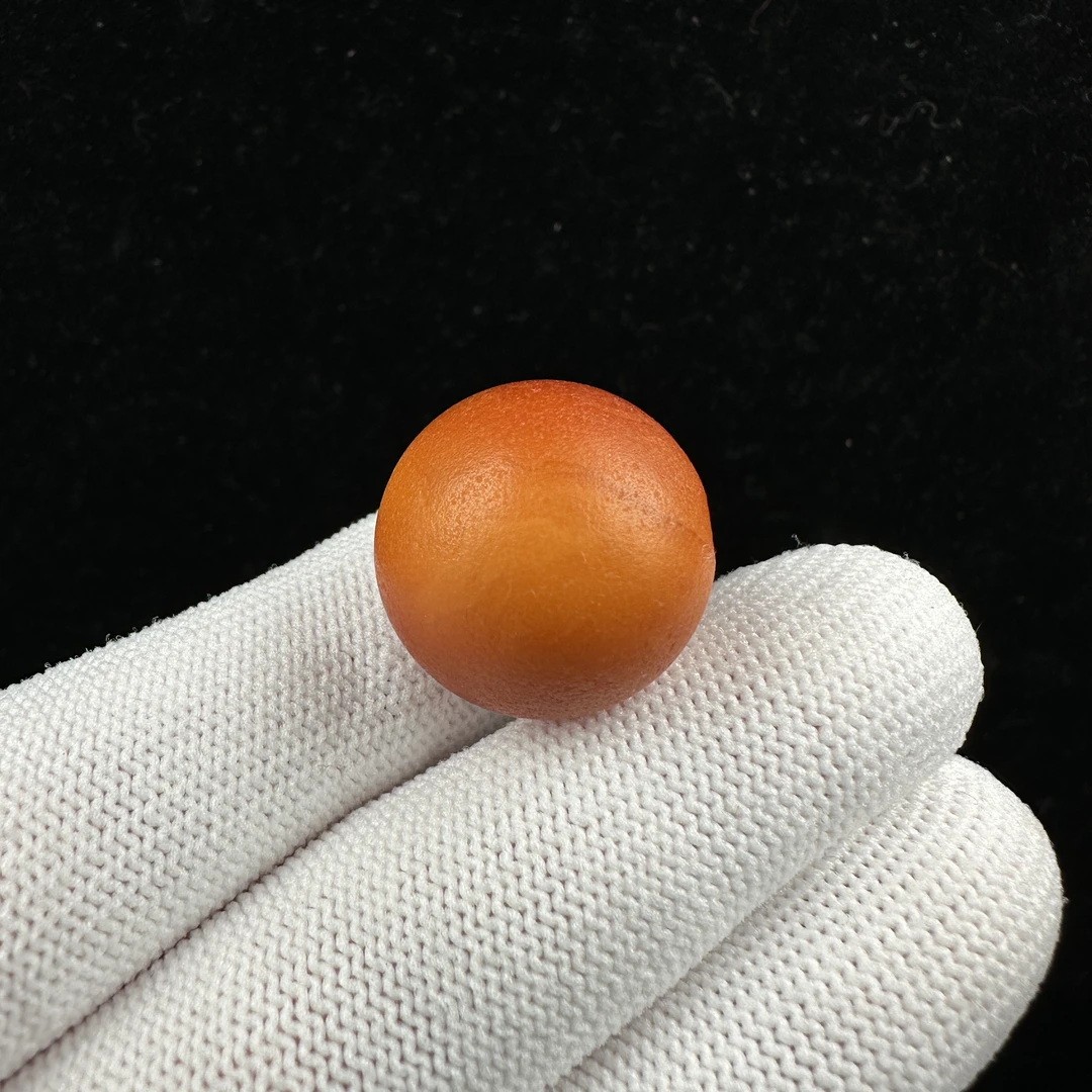 A2174天然原矿俄料蜜蜡 老蜡单珠19.5mm 支持复检 假一罚四