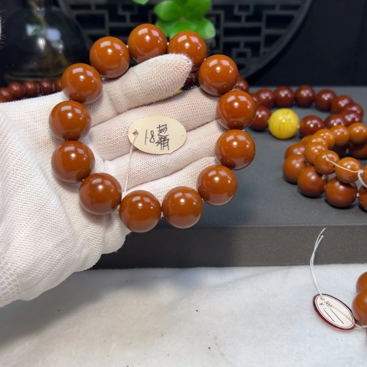 嗨***胖橄榄核手串/手链1.8超精品