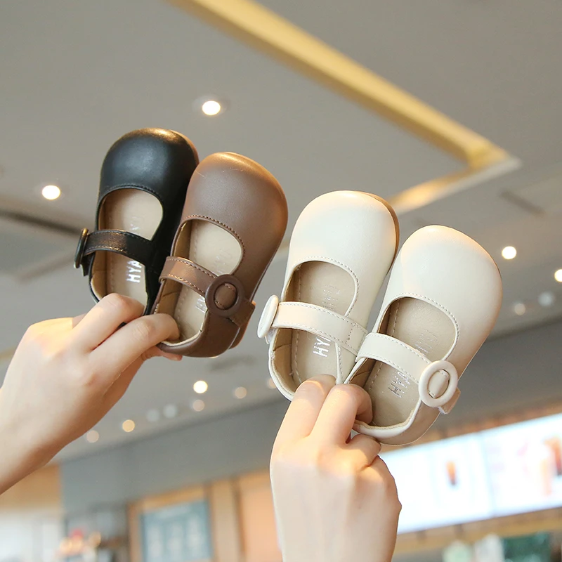 女宝宝鞋子1一2-3岁小童公主单鞋春秋季婴儿鞋透气防滑软底学步鞋