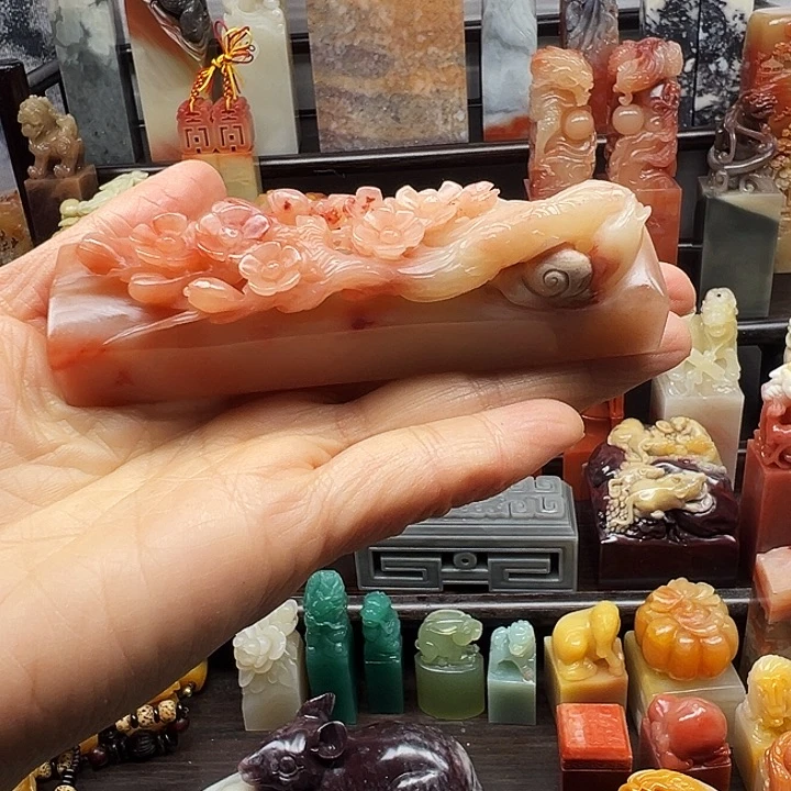 印石寿山石寿山石手工雕刻