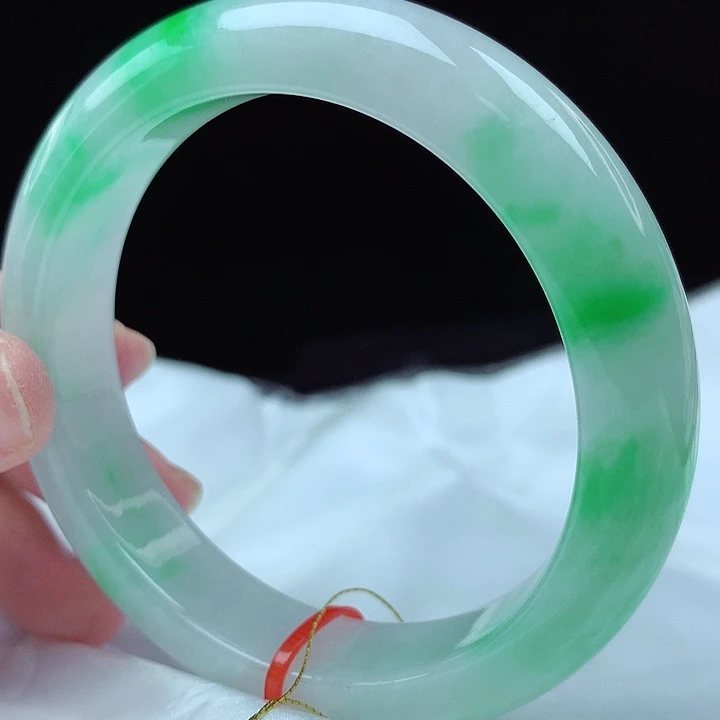 翡翠未镶嵌手镯55圈4899