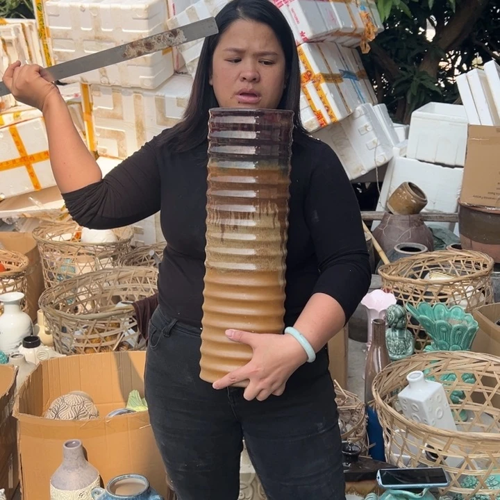 瓶高度50厘米口径13厘米微瑕捡漏