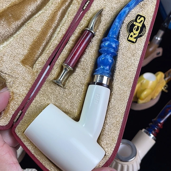 海泡石烟斗大号素面锤子215