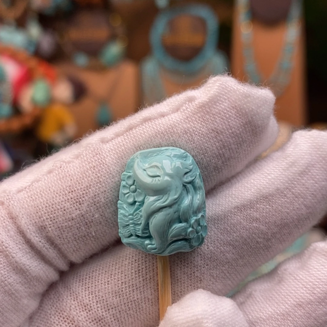 绿松石未镶嵌配饰