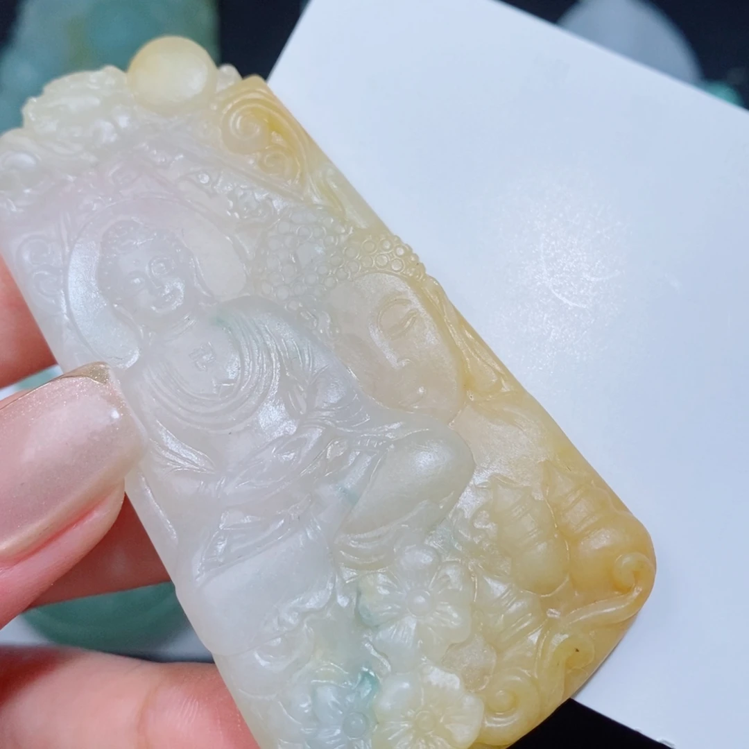 未镶嵌吊坠定制翡翠