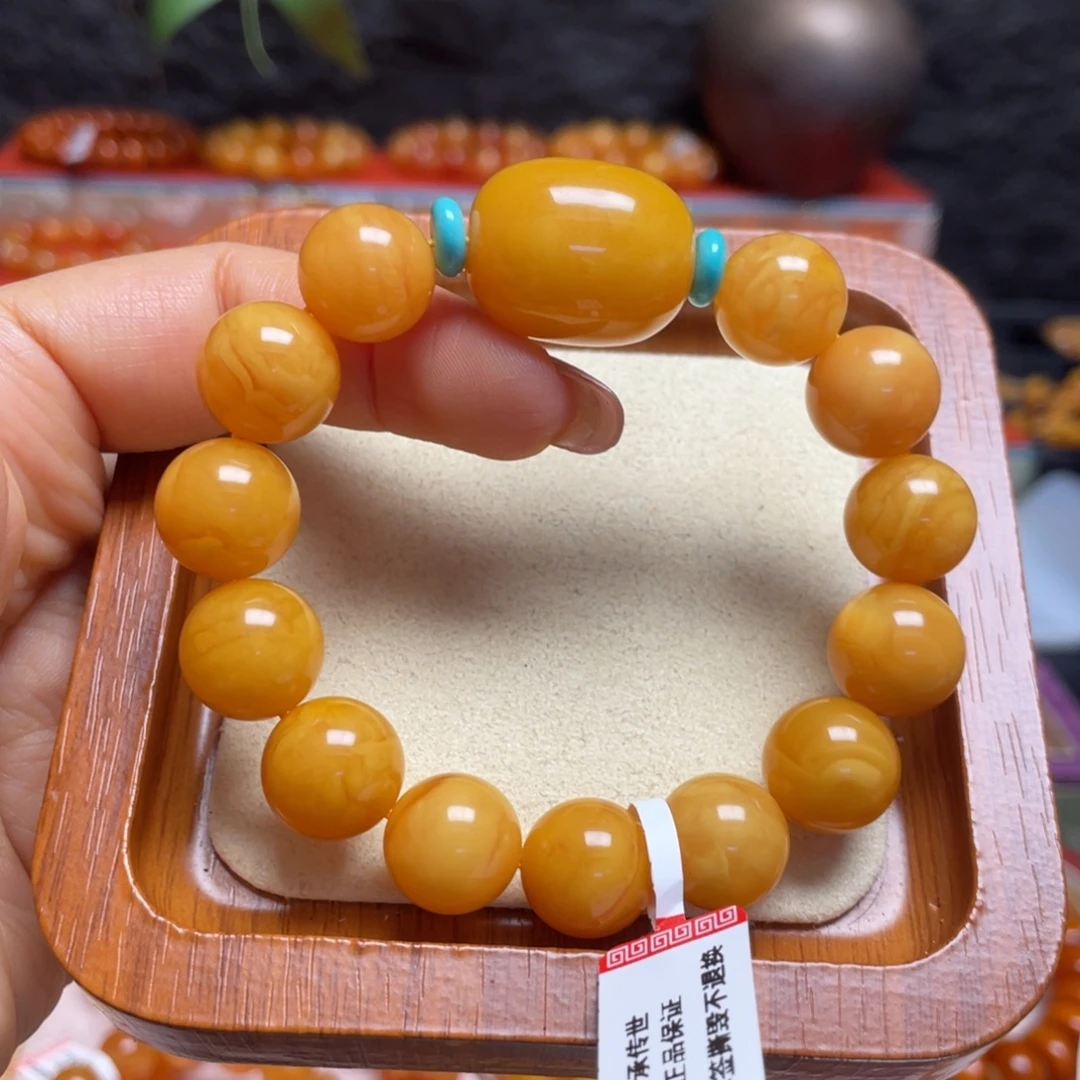 手链蜜蜡未镶嵌手串