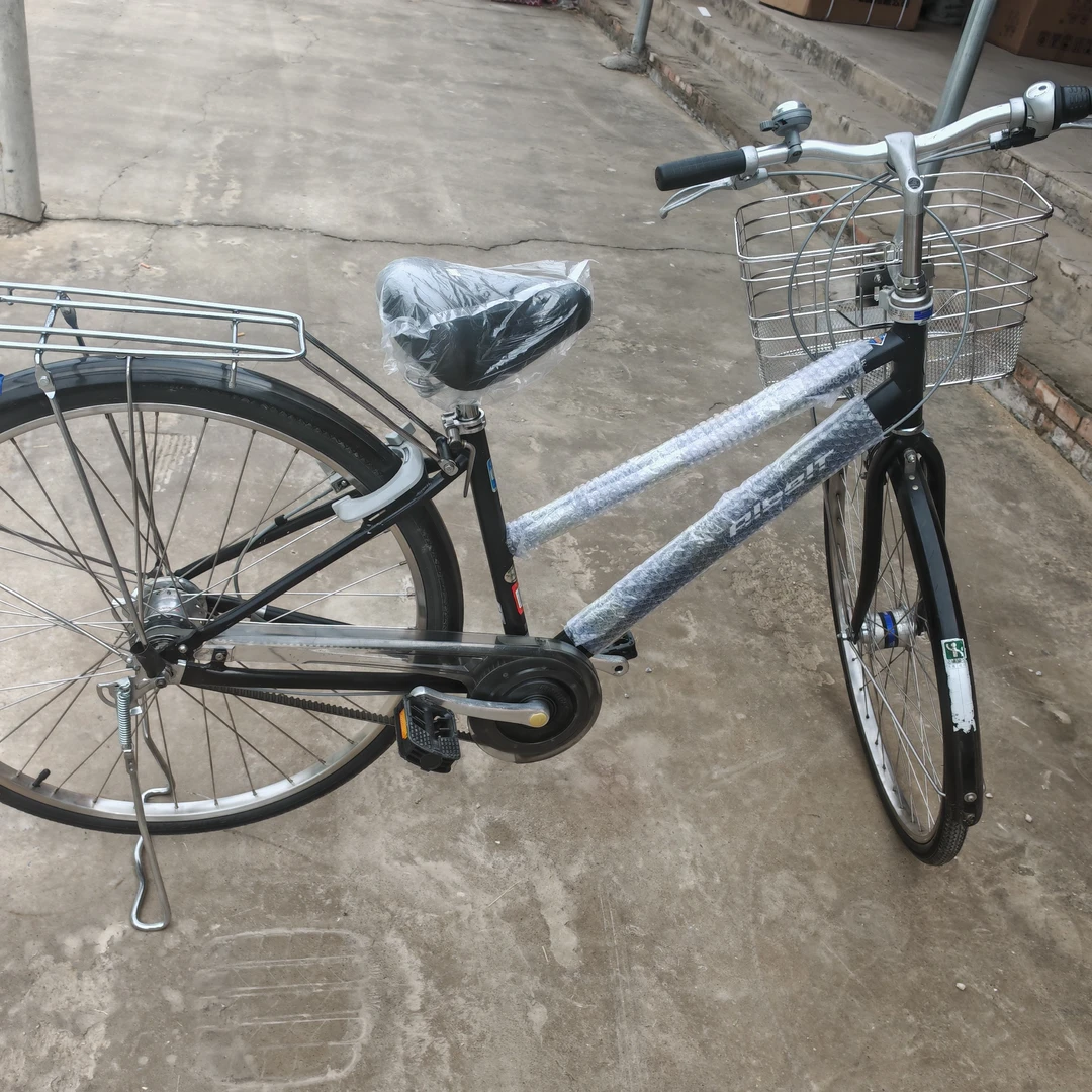 26寸杆闸复古斜梁轻便二八大杠男女自行车