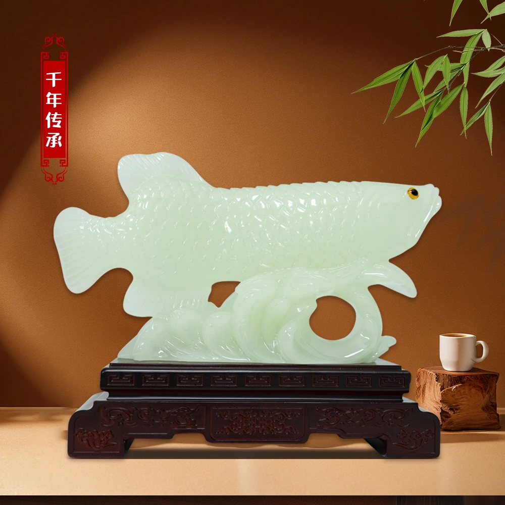 【年年有余】家居客厅玄关摆件办公室装饰开业搬家乔迁送礼