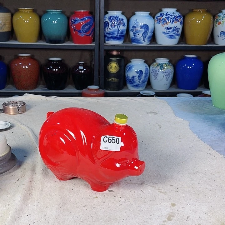 【闪购商品】缸650酒坛5斤装的一个有瑕