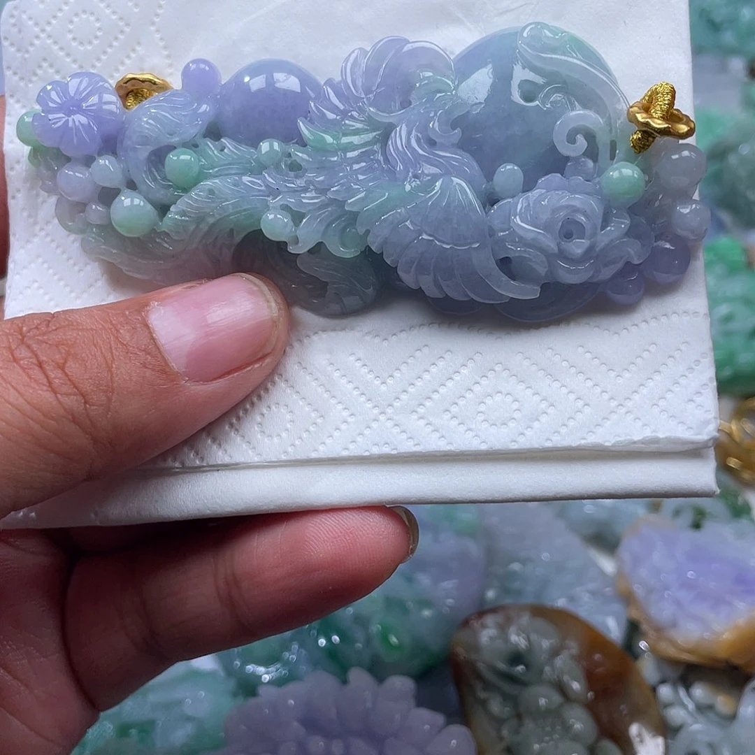 颈饰未镶嵌翡翠翡玉缘翡翠