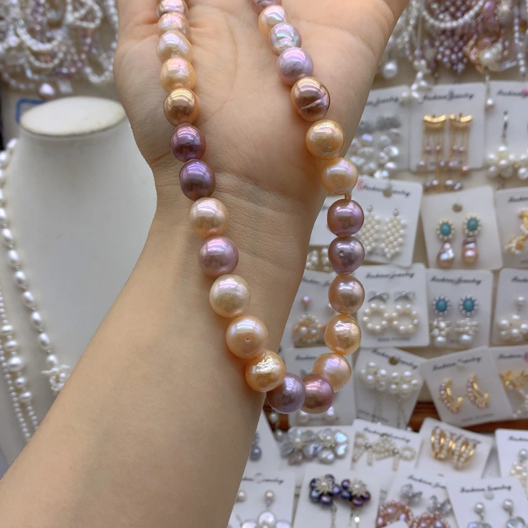 E****合金淡水珍珠项链耳饰