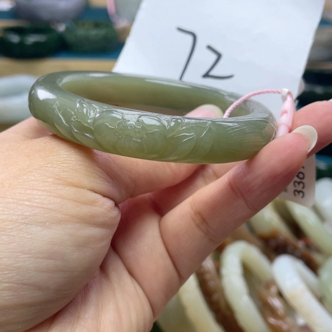 未镶嵌手镯和田玉圈口55