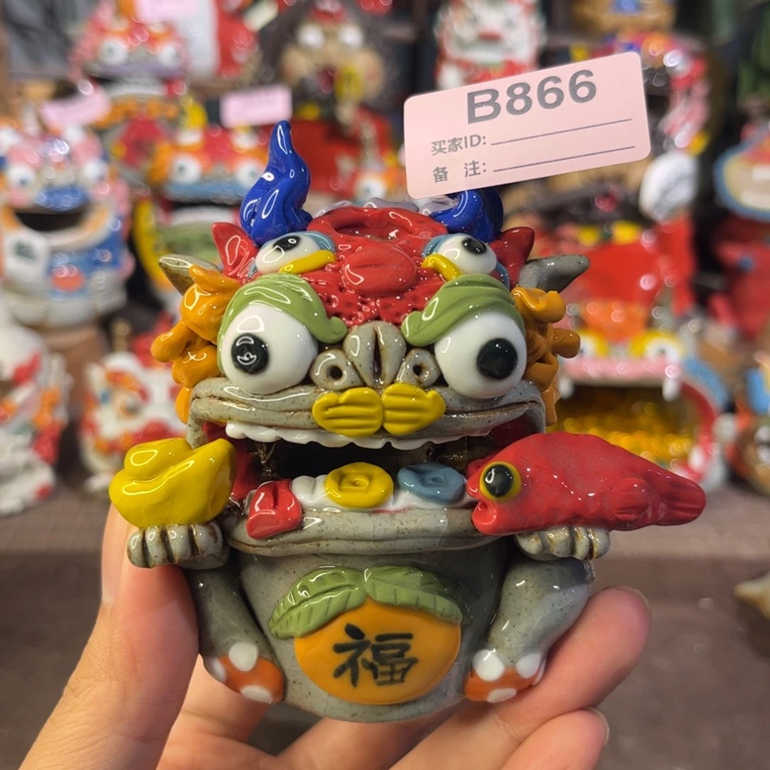 泥塑纯手工茶宠摆件