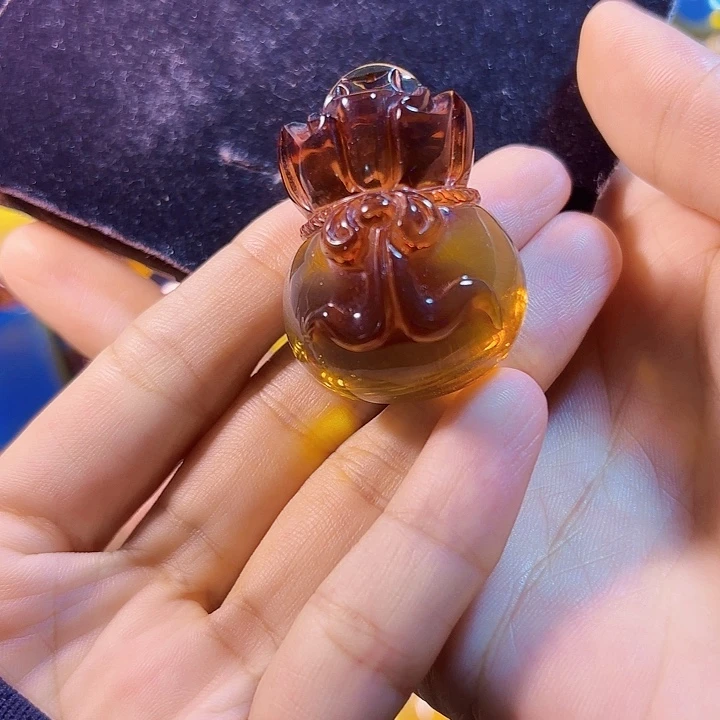未镶嵌蓝珀珠宝奇石墨西哥红蓝福袋