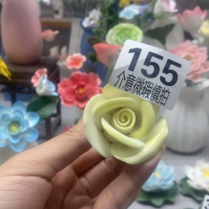 陶瓷手工制作陶瓷花