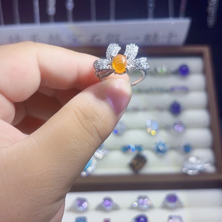 欧泊银S925镶嵌戒指