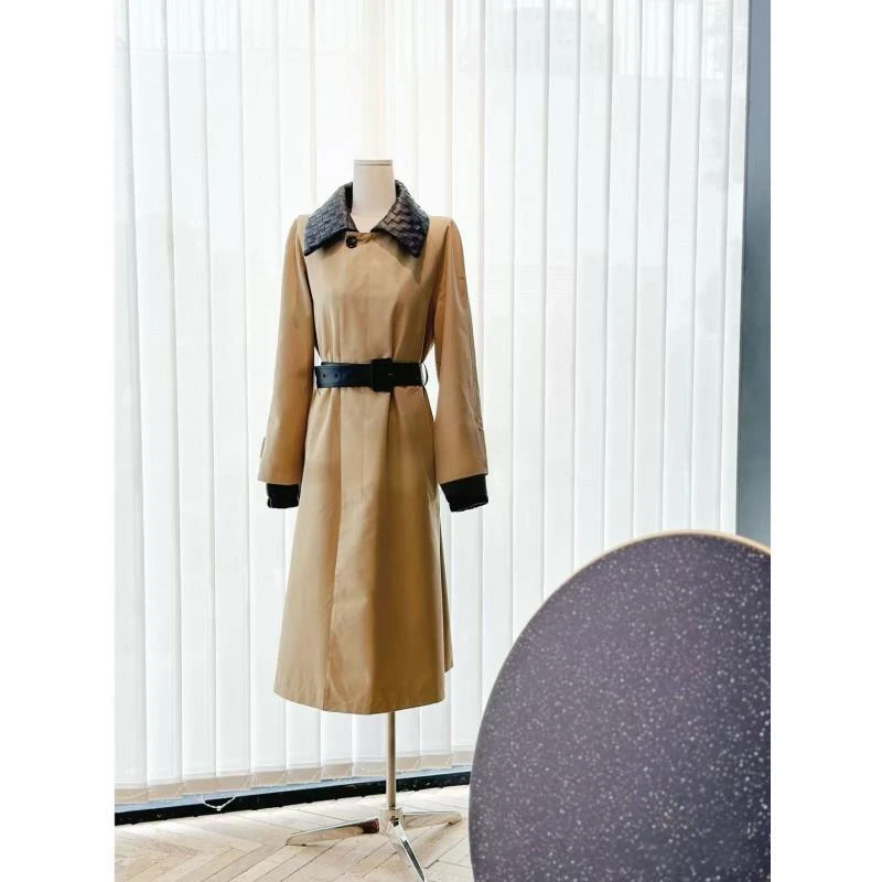 DBV221皮领气质款大衣秋冬款