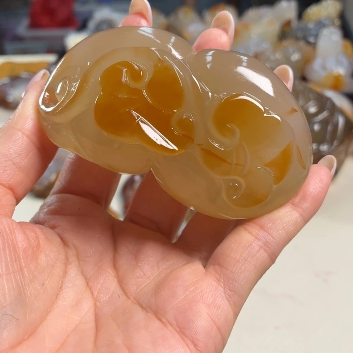 未镶嵌吊坠(不含链)玛瑙/玉髓