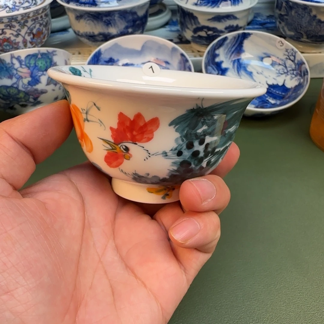 纯手工纯手绘茶具石头1